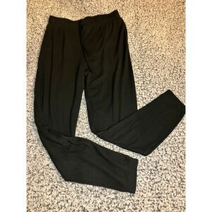 Victoria Secret Pink Sleepwear Womens‎ Joggers Black Waffle Fabric